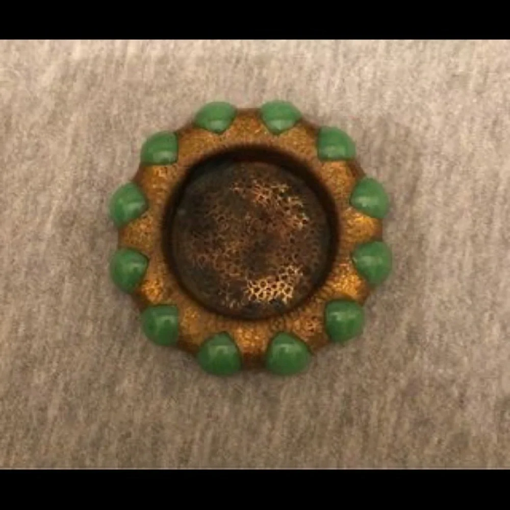 Antique/vintage Fisher jewelry tray,emerald,$250.00 obo unique - Picture 2 of 3